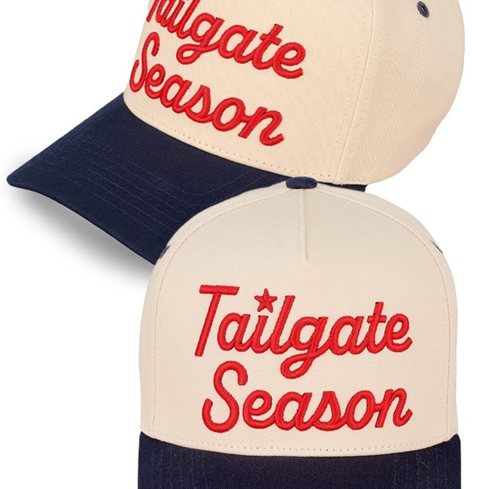 Tailgate Season Embroidered Baseball Trucker Cap Snapback